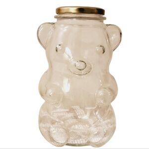 Target Bullseye Retro Glass Jar Canister 10" Gummy Bear Large 2022 W/Lid